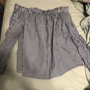 off the shoulder shirt